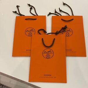 Hermes Orange Gift Bags (Set of 3)